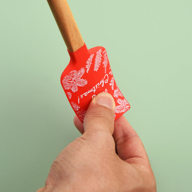 Wholesale Round Wooden Handle Scraper Household Mixing Scraper
